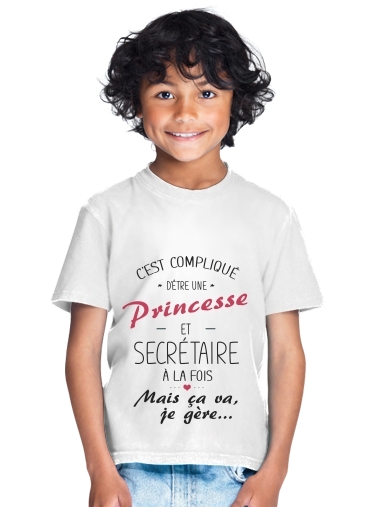  Princesse et secretaire for Kids T-Shirt