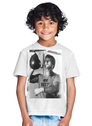  Rocky Balboa Training Punchingball for Kids T-Shirt