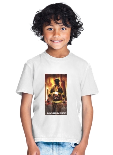 Save or perish Firemen fire soldiers for Kids T-Shirt