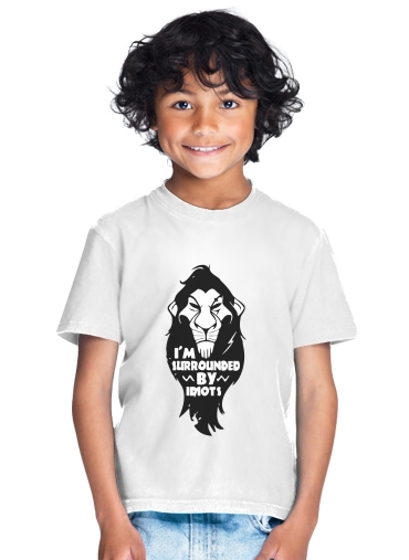  Scar Surrounded by idiots for Kids T-Shirt