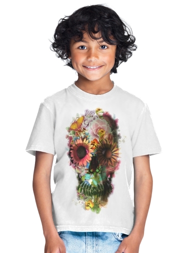  Skull Flowers Gardening for Kids T-Shirt