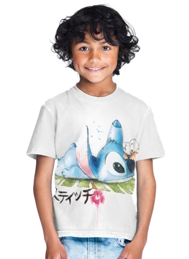  Stitch watercolor for Kids T-Shirt