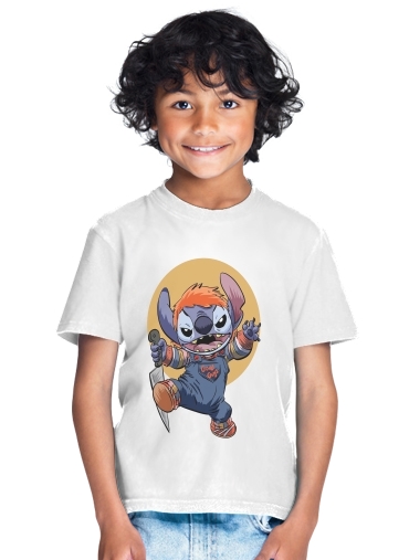  Stitch X Chucky Halloween for Kids T-Shirt
