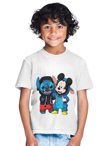  Stitch x The mouse for Kids T-Shirt
