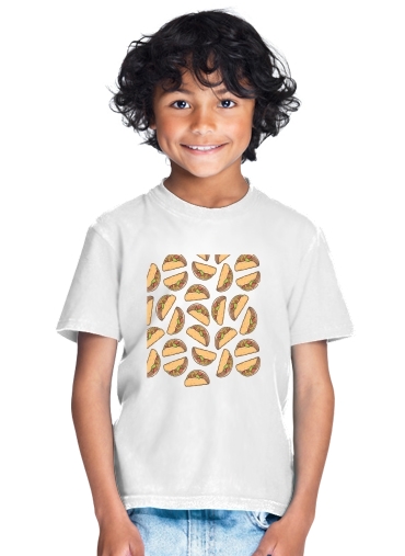  Taco seamless pattern mexican food for Kids T-Shirt
