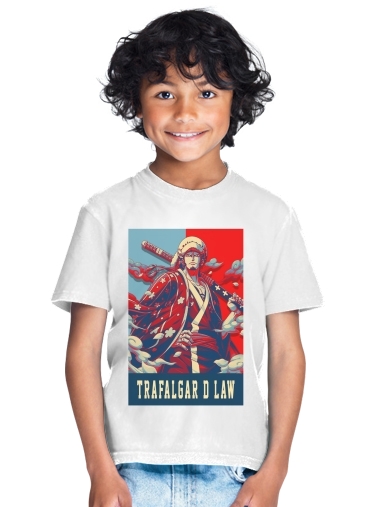  Trafalgar D Law Pop Art for Kids T-Shirt