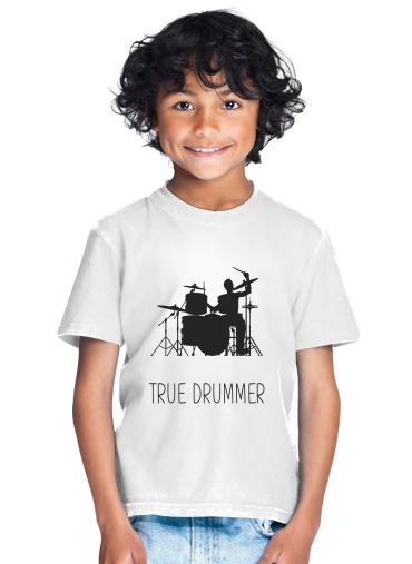  True Drummer for Kids T-Shirt