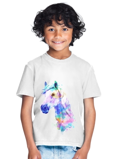 Watercolor Horse for Kids T-Shirt