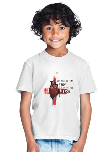  When The Rich Wages War for Kids T-Shirt