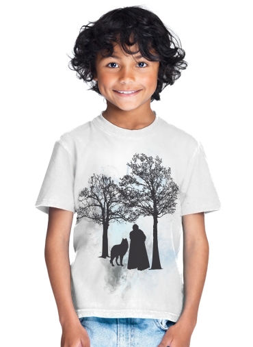  Wolf Snow for Kids T-Shirt