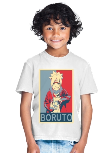  Young ninja propaganda for Kids T-Shirt