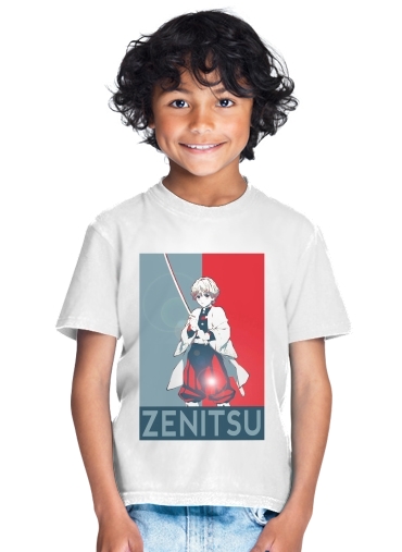  Zenitsu Propaganda for Kids T-Shirt