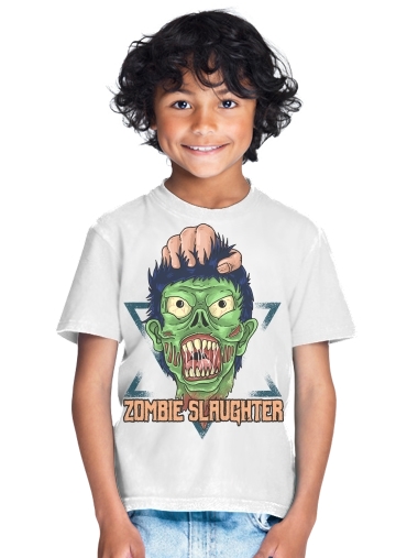  Zombie slaughter illustration for Kids T-Shirt