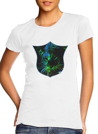  Abstract neon Leopard for Women's Classic T-Shirt