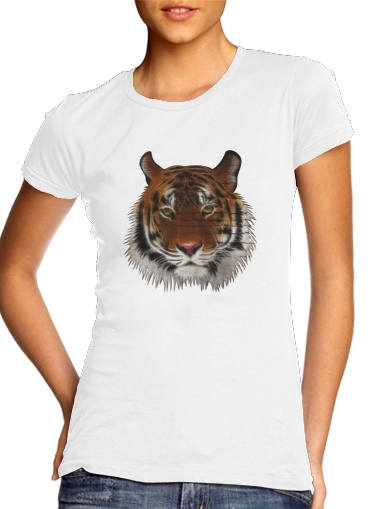  Abstract Tiger for Women's Classic T-Shirt