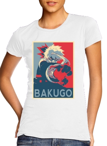  Bakugo Katsuki propaganda art for Women's Classic T-Shirt