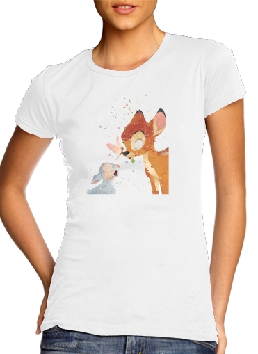 Bambi Art Print for Women's Classic T-Shirt