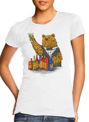 Bartender Bear for Women's Classic T-Shirt