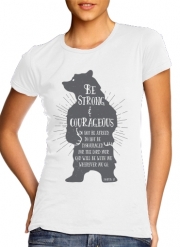 T-Shirts Be Strong and courageous Joshua 1v9 Bear