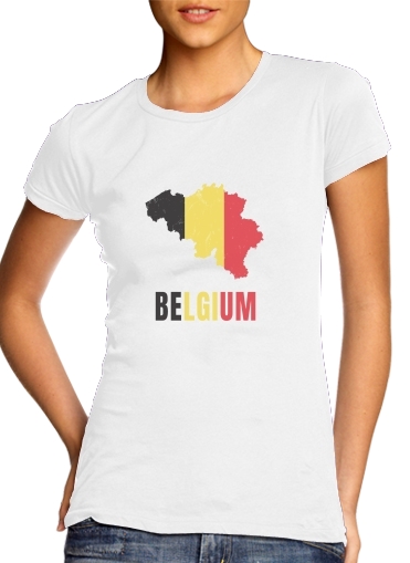  Belgium Flag for Women's Classic T-Shirt