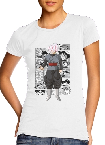  Black Goku Scan Art for Women's Classic T-Shirt