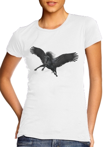  Black Pegasus for Women's Classic T-Shirt