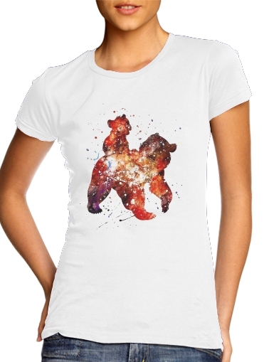  Brother Bear Watercolor for Women's Classic T-Shirt