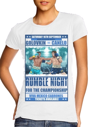  Canelo vs Golovkin 16 September for Women's Classic T-Shirt