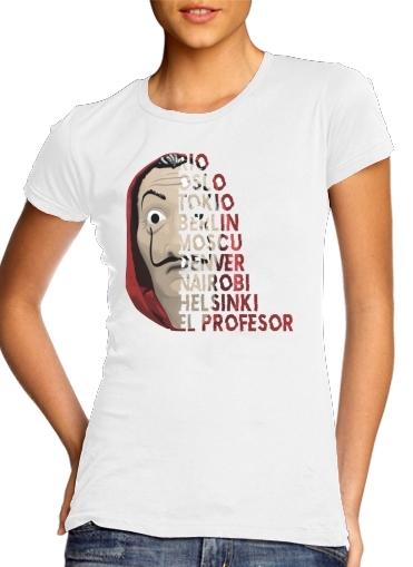  Casa de Papel Mask Vilain for Women's Classic T-Shirt