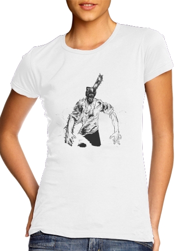  chainsaw man black and white for Women's Classic T-Shirt