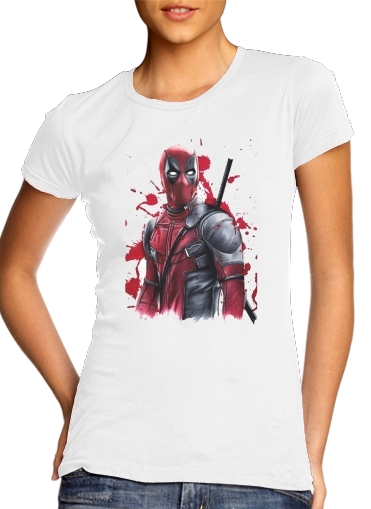  Deadpool Painting for Women's Classic T-Shirt