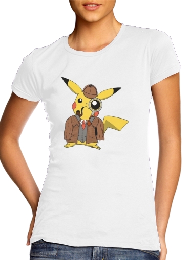  Detective Pikachu x Sherlock for Women's Classic T-Shirt