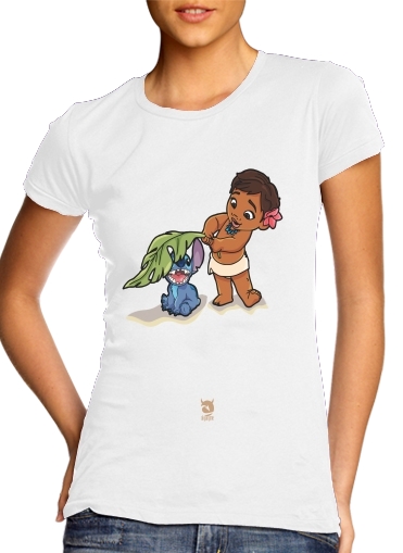  Disney Hangover Moana and Stich for Women's Classic T-Shirt