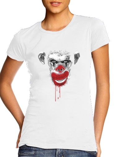  Evil Monkey Clown for Women's Classic T-Shirt