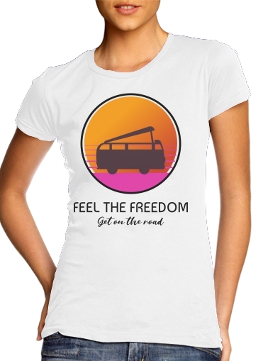  Feel The freedom on the road for Women's Classic T-Shirt