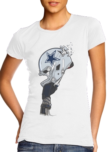  Football Helmets Dallas for Women's Classic T-Shirt