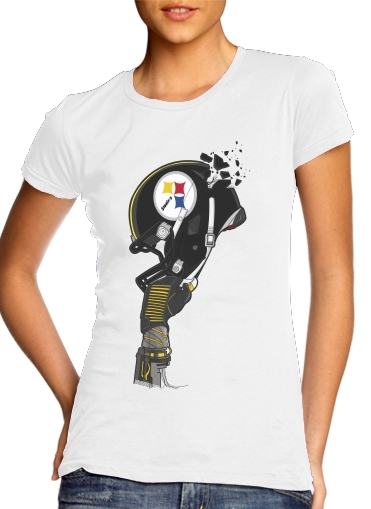  Football Helmets Pittsburgh for Women's Classic T-Shirt