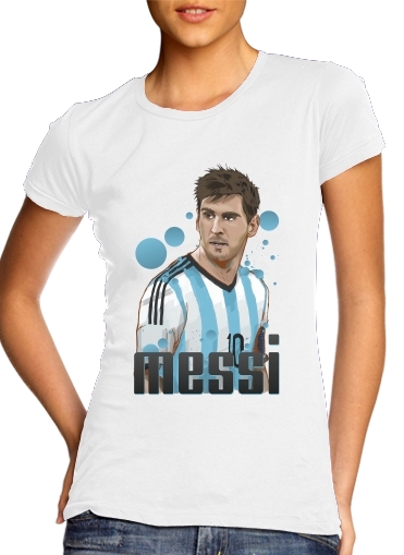  Football Legends: Lionel Messi World Cup 2014 for Women's Classic T-Shirt