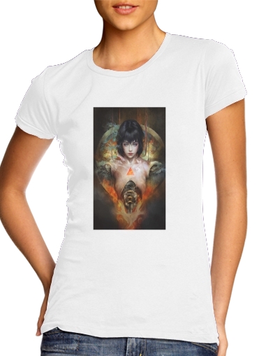  Ghost in the shell Fan Art for Women's Classic T-Shirt