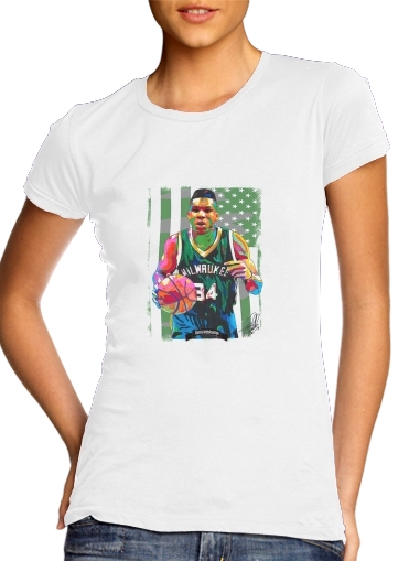  Giannis Antetokounmpo grec Freak Bucks basket-ball for Women's Classic T-Shirt