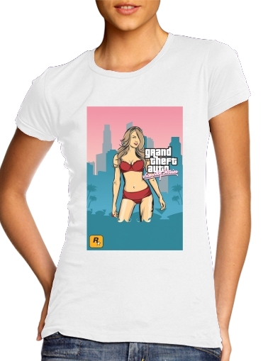  GTA collection: Bikini Girl Miami Beach for Women's Classic T-Shirt