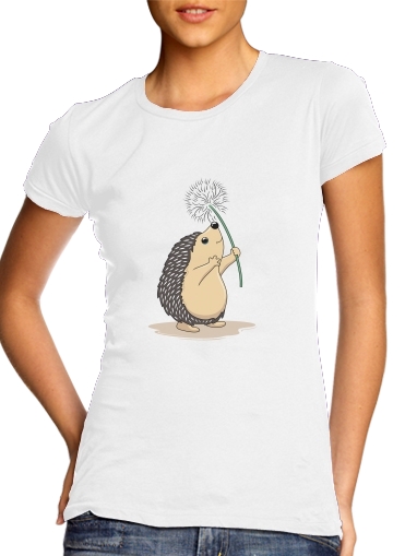  Hedgehog play dandelion for Women's Classic T-Shirt
