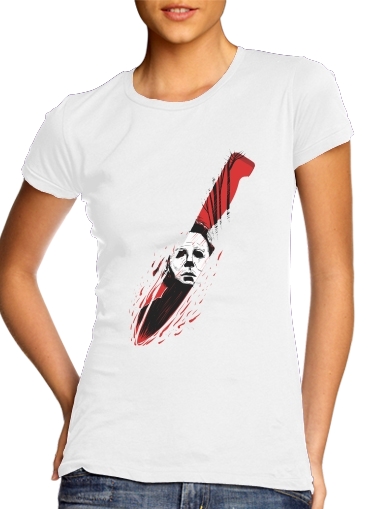  Hell-O-Ween Myers knife for Women's Classic T-Shirt