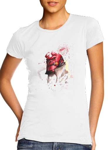  Hellboy Watercolor Art for Women's Classic T-Shirt