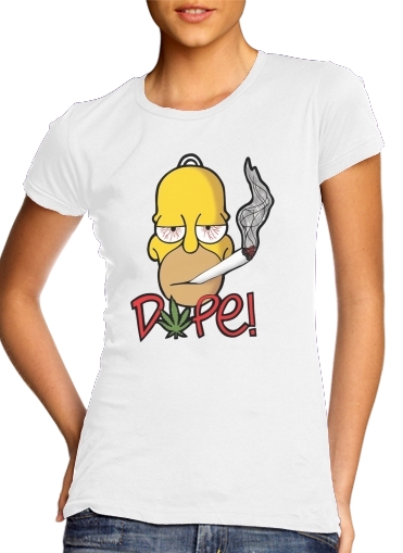  Homer Dope Weed Smoking Cannabis for Women's Classic T-Shirt