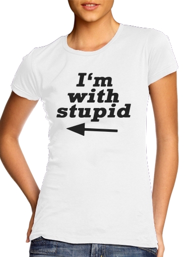  I am with Stupid South Park for Women's Classic T-Shirt