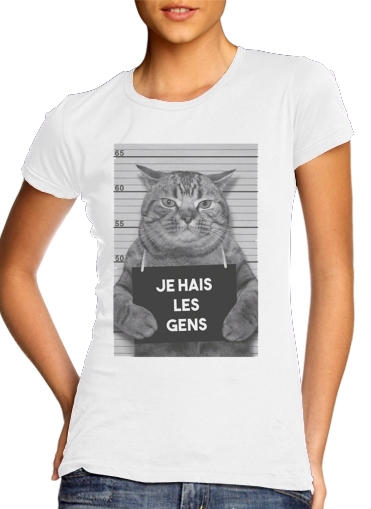  I hate people Cat Jail for Women's Classic T-Shirt