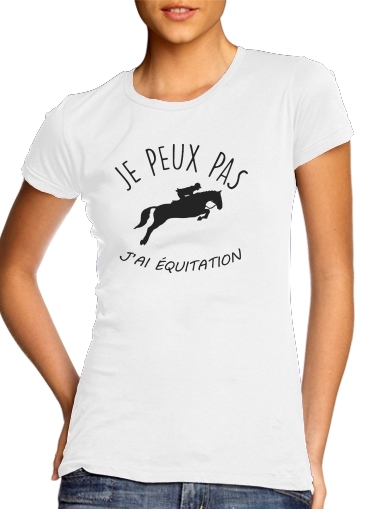  Je peux pas jai equitation for Women's Classic T-Shirt