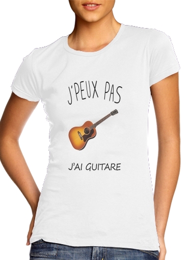  Je peux pas jai guitare for Women's Classic T-Shirt
