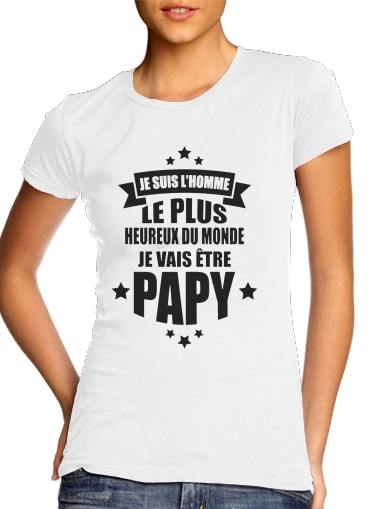  Je vais etre Papy for Women's Classic T-Shirt